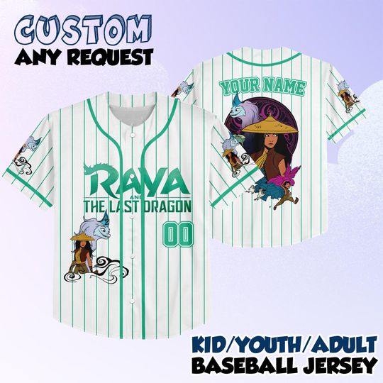Discover Raya and the Last Dragon Jersey, Disney Raya and the Last Dragon Family Jerseys, Disney Baseball Jersey Shirt, Disney Trip Shirt