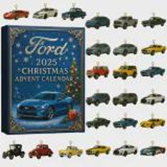 Discover Sports Car Advent Calendar 2025  24-Day Christmas Countdown Box with Mini Car-Themed Surprises  Gift for Car Lovers