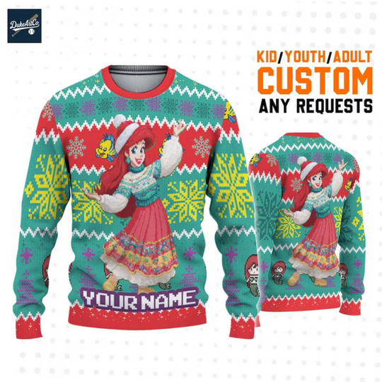 Discover 2026 New Disney Custom Name 3D Ugly Christmas Sweater, Personalized Disney Ugly Sweater, 3D Printed Disneyland T-shirt, 2026 Dis