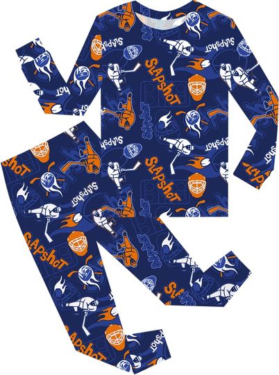 Discover Little Hand Boys Allover Prints Pajamas 2 Pieces Long Sleeve Jammies Set Toddler Pjs Sleepwear Size 2-8 Years