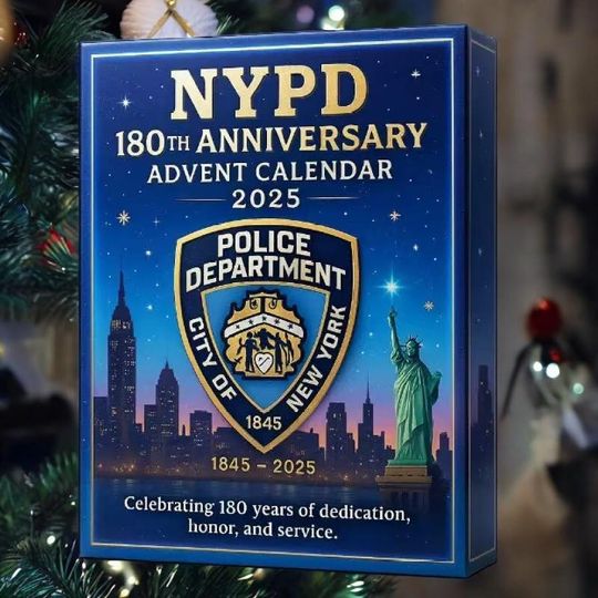 Discover City Heroes 80th Anniversary Advent Calendar 2025, Police Tribute Countdown Box, Mini Figures Gift for Collectors