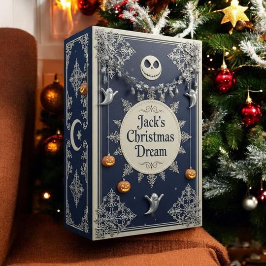 Discover Spooky Holiday Town Insp Advent Calendar 2025, 24 Days Countdown Gift Fantasy, Gothic Christmas Collectible Decor, Spooky Advent Calendar