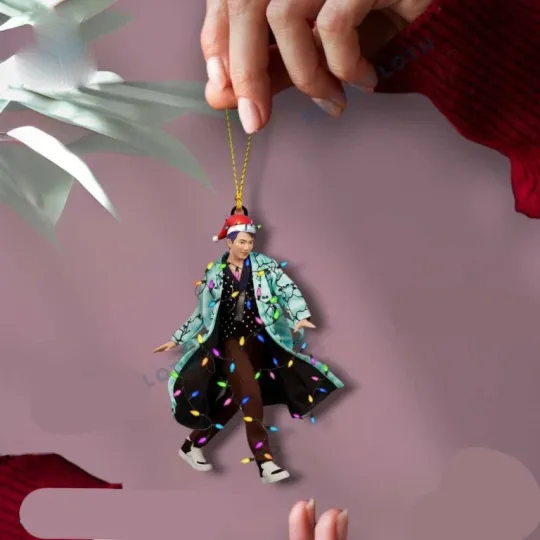 RM BTS Idol Christmas Ornament 2D FLAT Christmas Gift Ideas