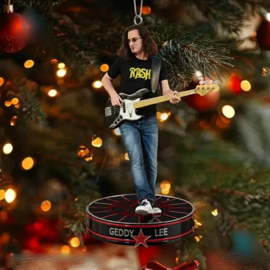 Discover Rush Band Hanging Ornament 2D FLAT Christmas Gift Ideas