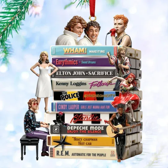 Discover Wave Geek Acrylic Ornament, 2d flat Personalized Gift For Gen X and Gen Y