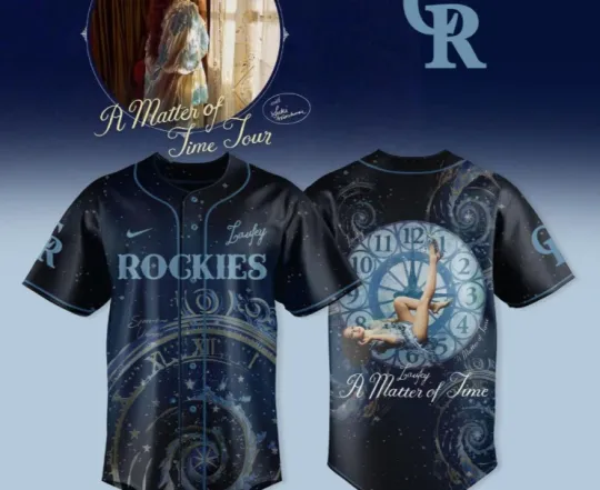 Discover Roc-kies x Laufey A Matter Of Time Tour Baseball Jersey