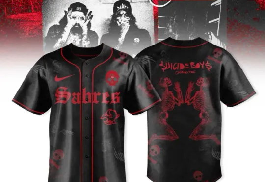 Discover Buffalo Sab-res x Grey Tour 2025 Baseball Jersey