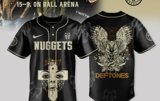 Discover Den-ver Nug-gets x Deftone Tour 2025 Jersey