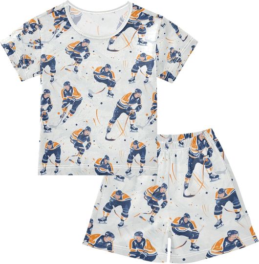 Discover Senya Cute Highland Cows Short Pajamas Set 2-Piece