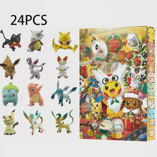 Discover PKM Christmas 2D Advent Calendar, Christmas Countdown 2D Advent Calendar Gift Box With 24pcs