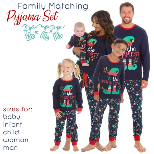 Family Matching Christmas Pajama Set, Kids & Adults
