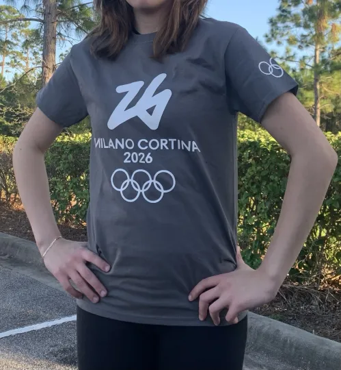 Discover Milano Cortina 2026 Winter Olympic Logo T-shirt