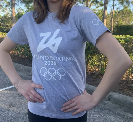 Discover Milano Cortina 2026 Winter Olympic Logo T-shirt