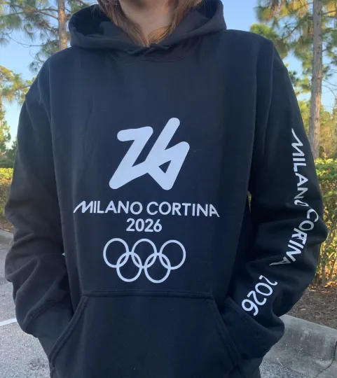 Milano Cortina 2026 Winter Olympic Logo  Hoodie