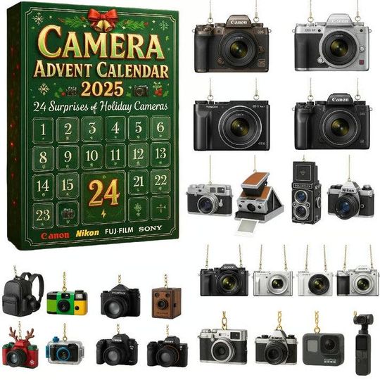 Discover Camera Advent Calendar, Gift For Photographer, Christmas Countdown Calendar, Camera Lover Gift, Gift For Creatives, Photo Lover Decor