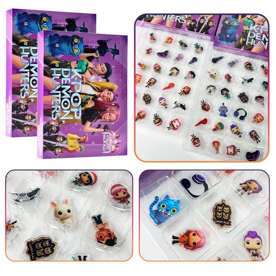 Discover Acrylic Demon Hunter Christmas Tree Ornament Kpop Style Advent Blind Box Cute Gothic Holiday Decor For Teens And Women Gift