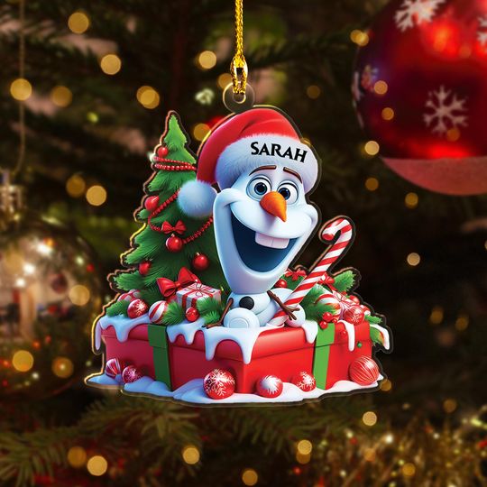 Discover Personalized Olaf Christmas Ornament, Christmas Ornament, Olaf Keepsake