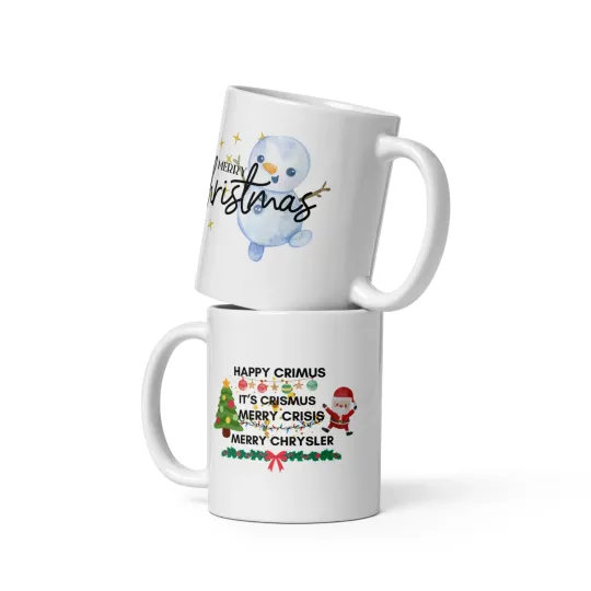 Discover Christmas Mug Holiday Merry Crisis Coffee Cup 11 oz Funny Christmas Gift Idea