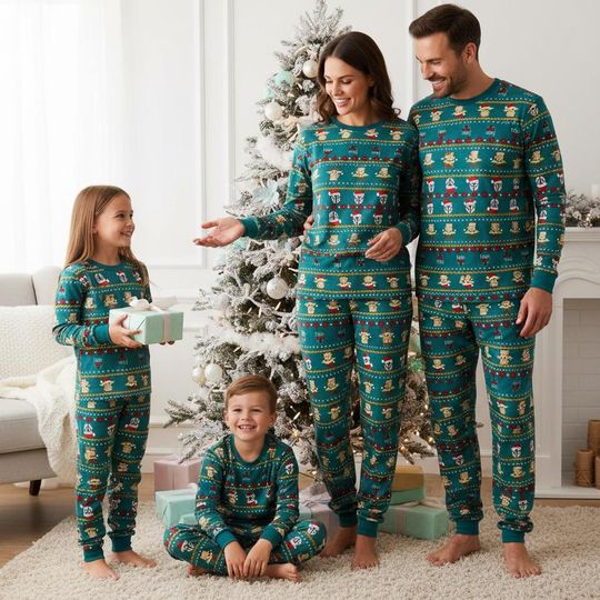 Discover Xmas Star Wars Family Pajamas, Family Long Pajamas, Christmas Long Sleeve PJs, Disney Matching Pajamas Set, Xmas Pajama Family Gift