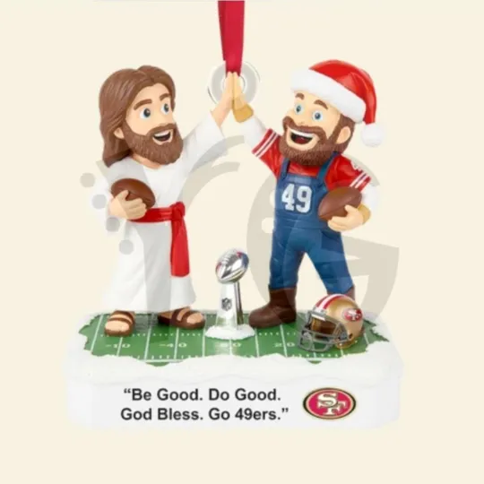 San Francisco Football Team 49erss Christmas Ornament Gift Decor