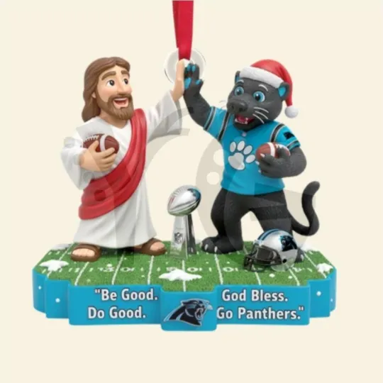 Discover Carolina Football Team Pantherss Christmas Ornament Gift Decor