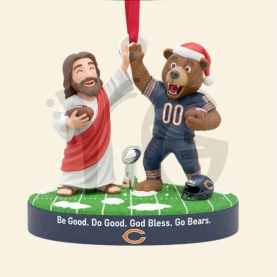 Discover Chicago Football Team Bearss Christmas Ornament Gift Decor