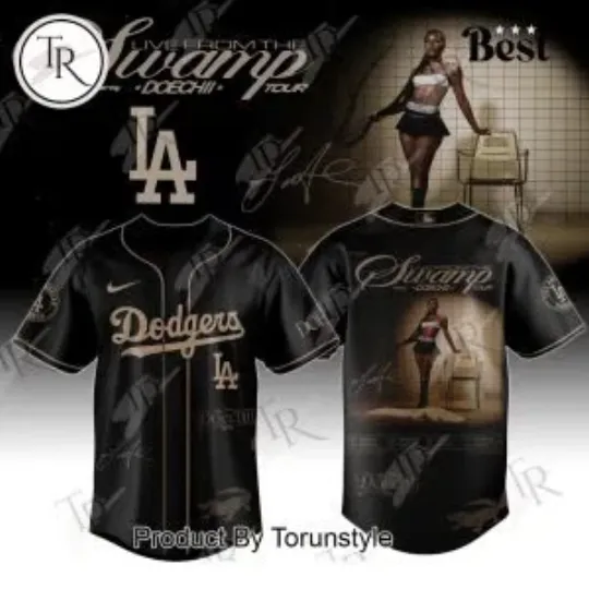 Discover LA Dodgers x Doechii Tour 2025 Jersey