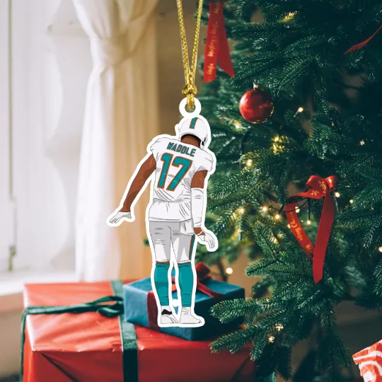 Discover Jaylen #17 Waddle Funny Dance 2D Acrylic Ornament Christmas Gift Hockey Fan