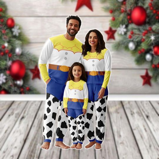Discover Jessie Toy Story Matching Family Pajamas Set, Disney Toy Story Cosplay Pajamas,  Cowgirl Xmas Costume