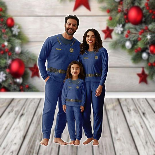 Discover Chief Bogo Family Pajamas Set, Disney Zootopia Animal Kingdom Christmas Loungewear