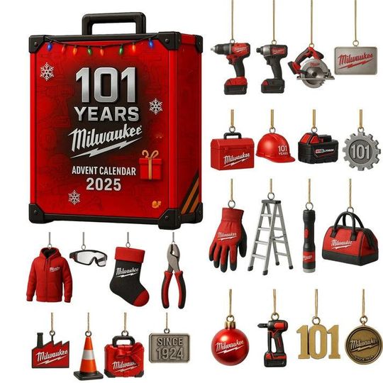 Discover Milwaukee Anniversary Advent Calendar, Gift For Engineers, Engineers Gift For Him, Christmas Countdown Calendar