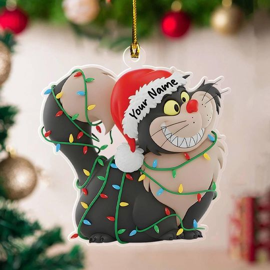 Discover Personalized Disney Lucifer Cinde Ornament, Baymax Christmas Ornament, Christmas Tree Decor, Gift For Kid