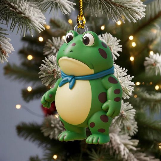 Discover Portland Frog Ornament, Political Ornament, Freedom Frog, Funny Liberal, Pro-democrat Gift, Anti Maga Ornament, Frog Meme Ornament