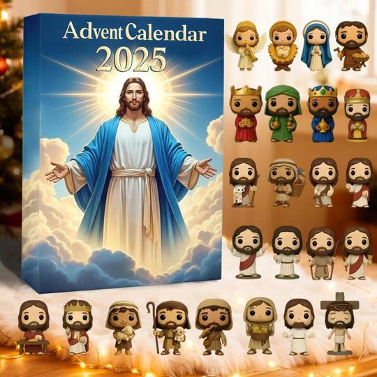 Discover All Praise To Jesus Advent Calendar, Gift For Jesus Lover, Chirstmas Gift Idea, Faith Based, Christian Home Decor, Religious Gifts