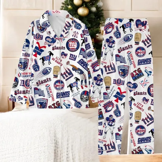 Discover Blue Team Spirit Pajama Set - Game Day Matching Family Sleepwear