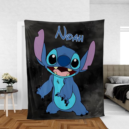 Discover Personalized Stitch Blanket, Lilo Stitch Baby Blanket, Stitch Baby Blanket, Birthday Gift