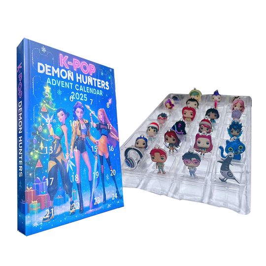 Acrylic Demon Hunter Christmas Tree Ornament K-pop Style Advent Blind Box Cute Gothic Holiday Decor Children's  Christmas Gift