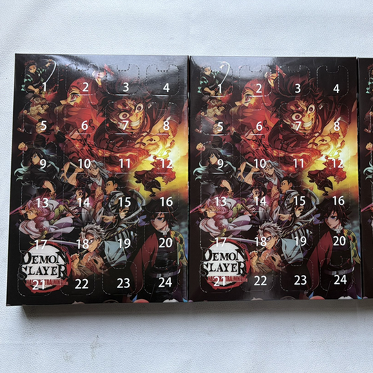 Discover Instock NEW 3D demon Advent Calendar Blind Box Christmas Tree Ornament Christmas Countdown Toys Gifts Anime Figurines