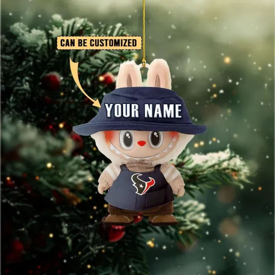 Discover Personalized Houston Football Team Texanss Christmas Ornament Gift Decor