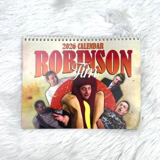 Tim Robinson 2026 Wall Calendar Funny Fan Calendar & Planner Unique Christmas Gift Collectible Comedy Wall Art