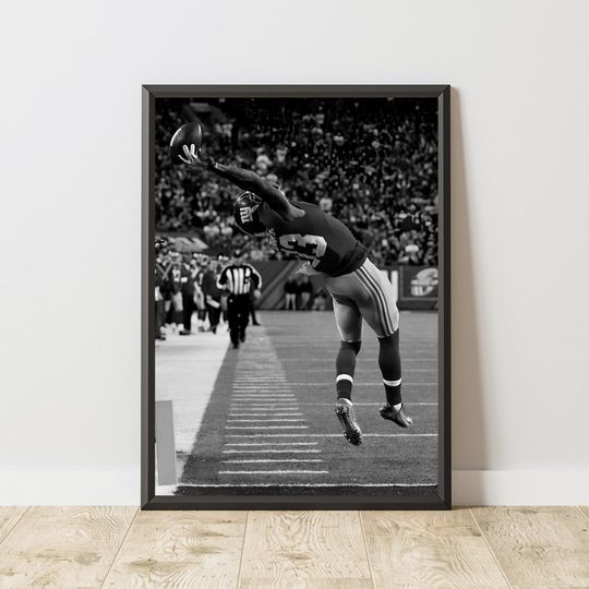 Discover Football Poster, Football Wall Art, Sports Poster, Premium Matte Vertical Print