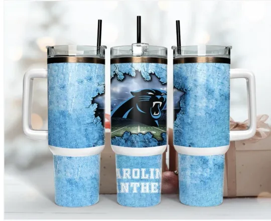 Carolina Panthers Football  40oz Tumbler