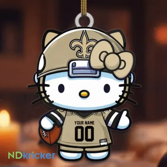 Discover Personalized New Orleans Football Team Saintss Christmas Ornament Gift Decor