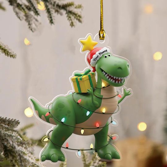 Discover Personalized Disney Toy Story Rex Christmas Ornament, Toy Story Characters Christmas Keepsake, Woody Ornament, Toy Story Ornament