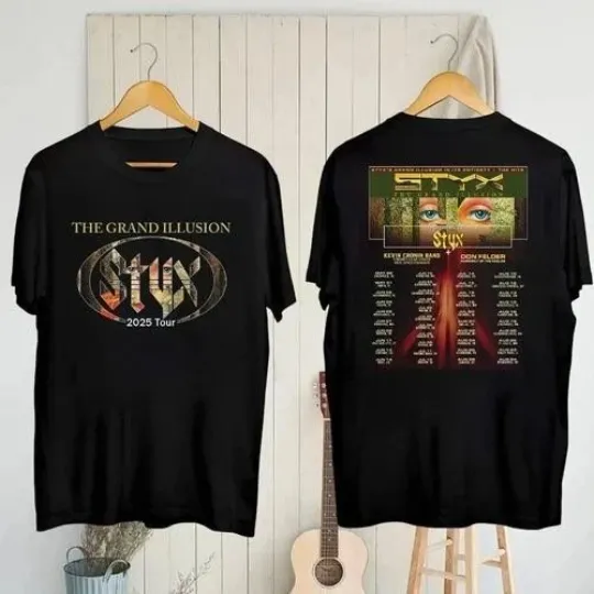 Discover Styxs 2025 Concert Band Tour 2025 Fan Gifts T-Shirt