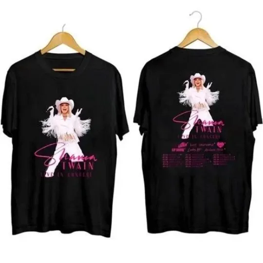Discover Shania Twain Tour 2025 Shirt Gift For Fans