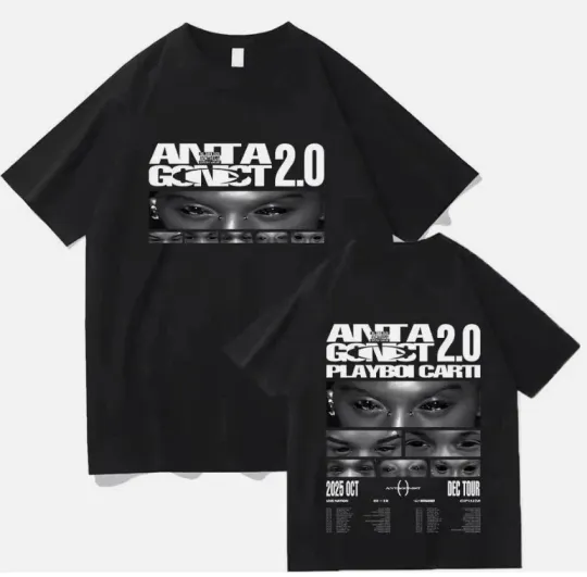 Discover New!!! Playboi Carti Antagonist 2.0 Tour 2025 T-Shirt