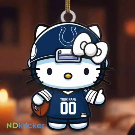 Discover Personalized Indianapolis Football Team Coltss Christmas Ornament Gift Decor
