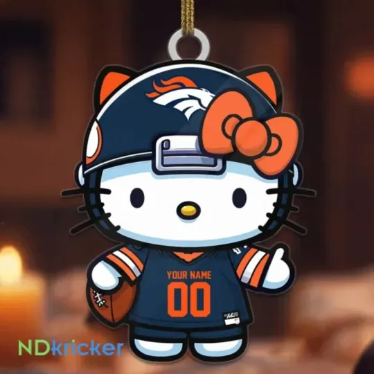 Discover Personalized Denver Football Team Broncoss Christmas Ornament Gift Decor
