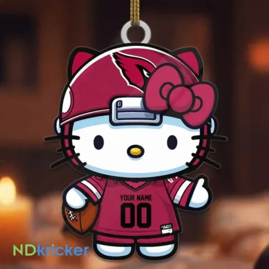 Discover Personalized Arizonna Football Team Cardinalss Christmas Ornament Gift Decor